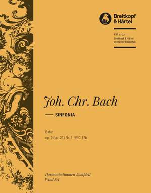 Bach, J: Sinfonia B-dur op. 21/1