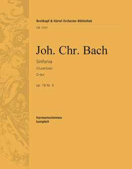 Bach, J: Sinfonia D-dur op. 18/6