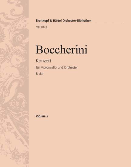 Boccherini: Violoncellokonzert B-dur