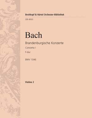 Bach, JS: Brandenburg. Konz. 1 F BWV1046