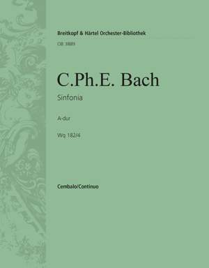 Bach, CPE: Symphonie Nr. 4 A-dur Wq 182/4