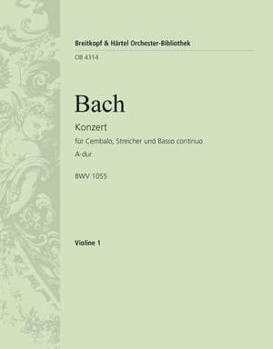 Bach, JS: Cembalokonzert A-dur BWV 1055