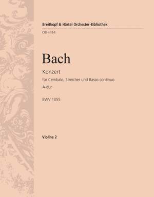Bach, JS: Cembalokonzert A-dur BWV 1055