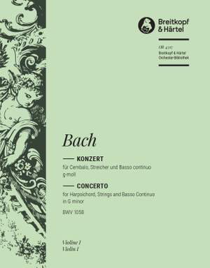 Bach, JS: Cembalokonzert g-moll BWV 1058