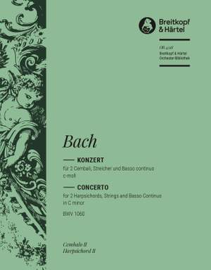 Bach, JS: Cembalokonzert c-moll BWV 1060