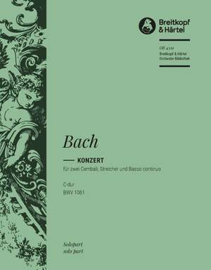 Bach, JS: Cembalokonzert C-dur BWV 1061