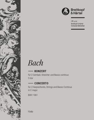 Bach, JS: Cembalokonzert C-dur BWV 1061