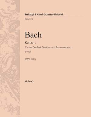 Bach, JS: Cembalokonzert a-moll BWV 1065