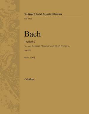 Bach, JS: Cembalokonzert a-moll BWV 1065