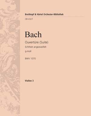 Bach, JS: Ouvertüre(Suite)g-moll BWV1070