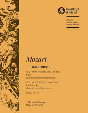 Mozart, W: Divertimento B-dur KV 287(271)