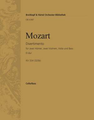 Mozart: Divertimento D-dur KV334(320b)