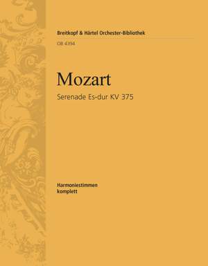 Mozart, W: Serenade Es-dur KV 375