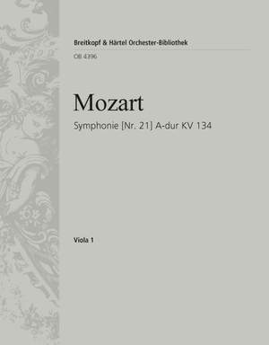 Mozart: Symphonie Nr. 21 A-dur KV 134