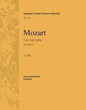 Mozart, W: Cosi fan KV 588. Ouvertüre