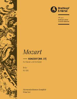 Mozart, W: Klavierkonzert 27 B-dur KV 595