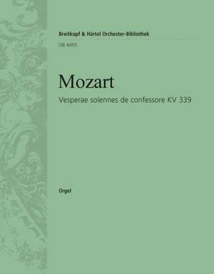 Mozart: Vesperae solennes KV 339 Product Image