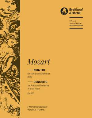 Mozart, W: Klavierkonzert 15 B-dur KV 450