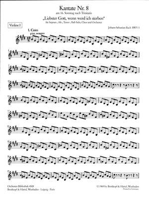 Bach, JS: Kantate 8 Liebster Gott