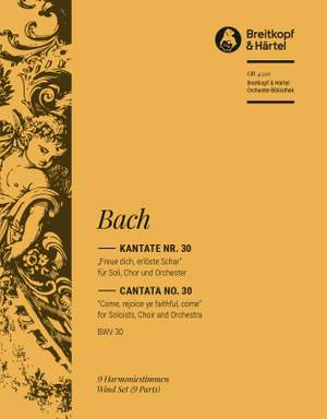 Bach, J S: Kantate 30 Freue dich, erlöst