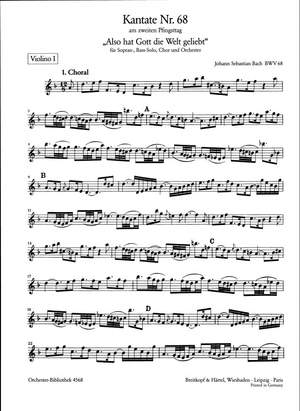 Bach, JS: Kantate 68 Also hat Gott die