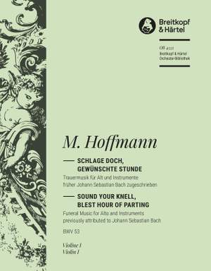 Georg Melchior Hoffmann: Schlage doch, gewünschte Stunde, Cantata BWV 53