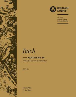 Bach, JS: Kantate 99 Was Gott tut, das