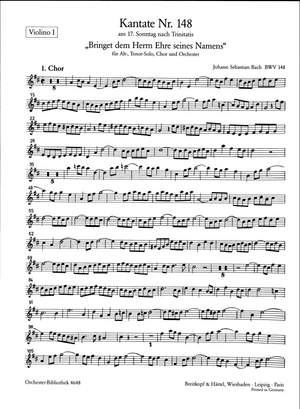 Bach, JS: Kantate 148 Bringet dem Herrn