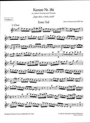 Bach, JS: Kantate 186 Ärgre dich,o Seele