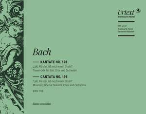 Bach, JS: Kantate 198 - Laß, Fürstin