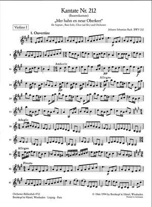 Bach, JS: Kantate 212 Mer hahn en neue