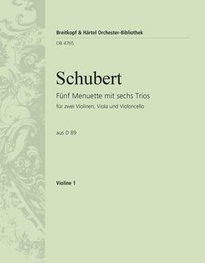Schubert: 5 Menuette mit 6 Trios D 89