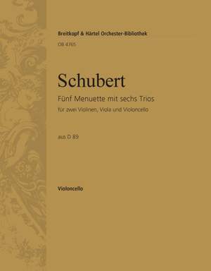 Schubert: 5 Menuette mit 6 Trios D 89
