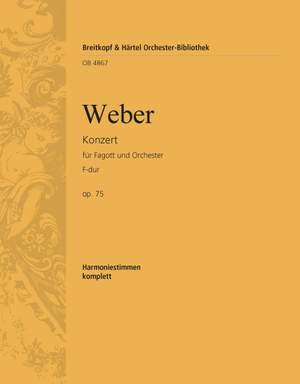 Weber, C: Fagottkonzert F-dur op. 75