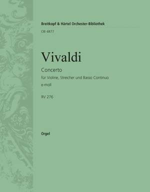 Vivaldi: Concerto e-moll RV 275
