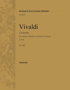 Vivaldi: Concerto e-moll RV 275