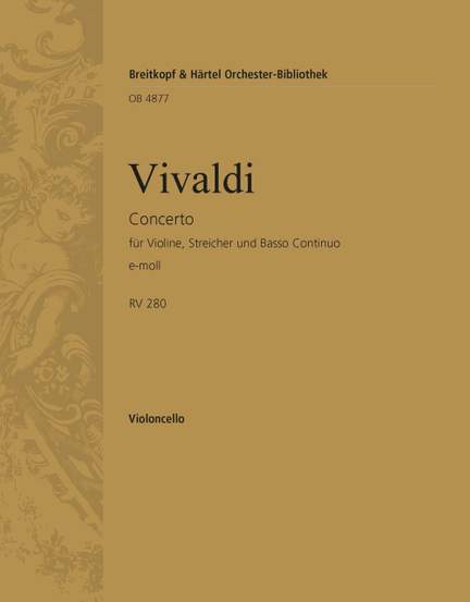 Vivaldi: Concerto e-moll RV 275