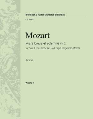 Mozart: Missa brevis in C KV 259