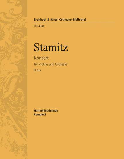 Stamitz, C: Violinkonzert B-dur