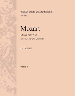 Mozart: Missa brevis in F KV 192