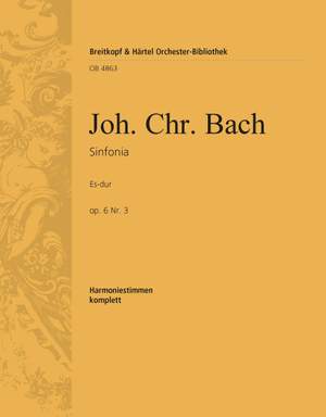 Bach, J: Sinfonia Es-dur op. 6/3
