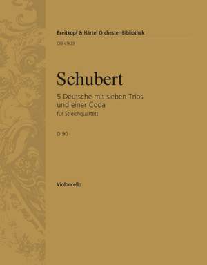 Schubert: 5 Deutsche mit 7 Trios D 90