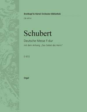 Schubert: Deutsche Messe F-dur D 872