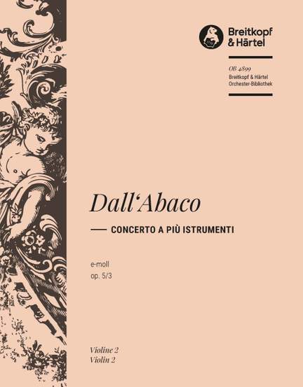 Dall'Abaco: Concerto e-moll op. 5/3