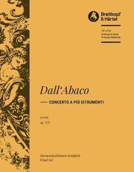 Dall'Abaco, E: Concerto e-moll op. 5/3