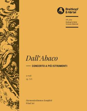 Dall'Abaco, E: Concerto e-moll op. 5/3