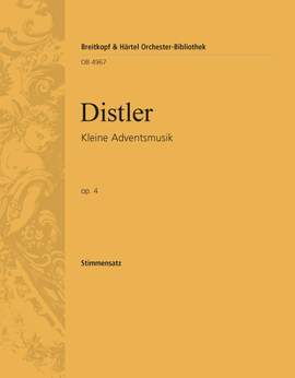 Distler: Kleine Adventsmusik op. 4