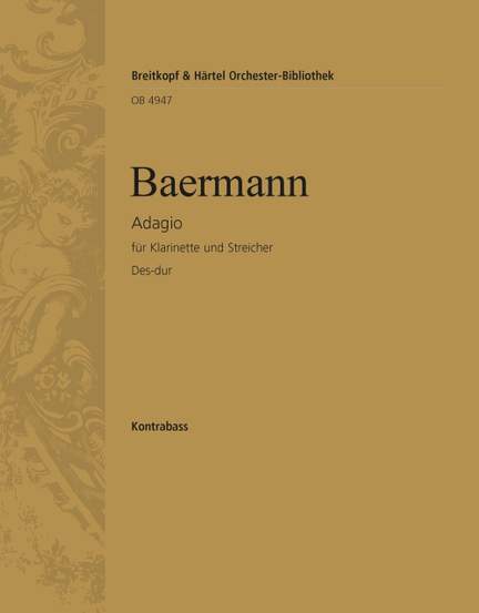 Baermann: Adagio Des-dur