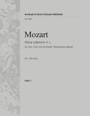 Mozart: Missa solemnis c/C KV 139(47a)