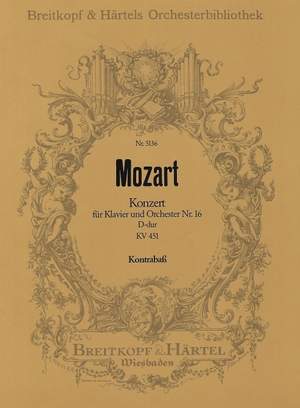 Mozart: Klavierkonzert 16 D-dur KV 451